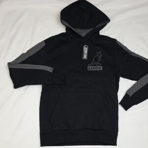Kangol Men's Hoodie with Black and Gray Design Small